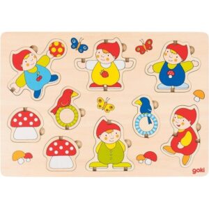 Goki 57470 Стоящ пъзел Джуджета