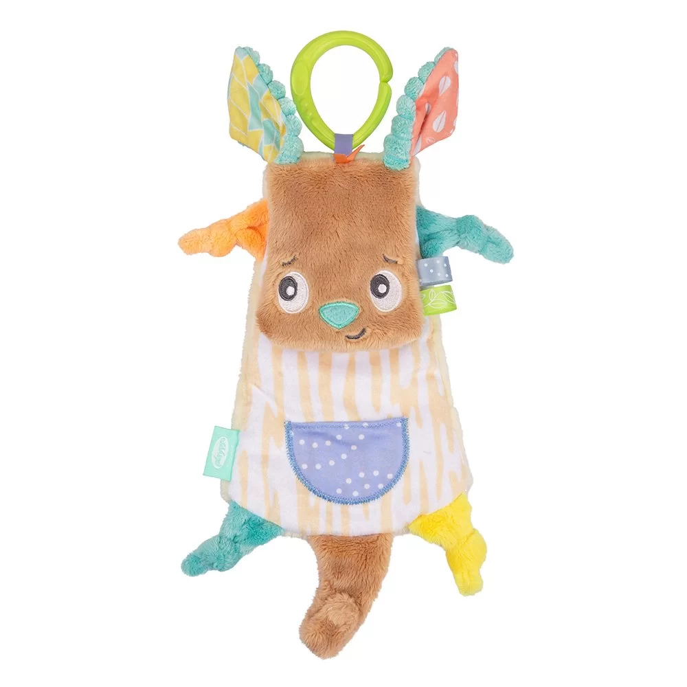 Playgro PG.0170 Мека плюшена кърпичка за гушкане Кенгуру Fauna Friends