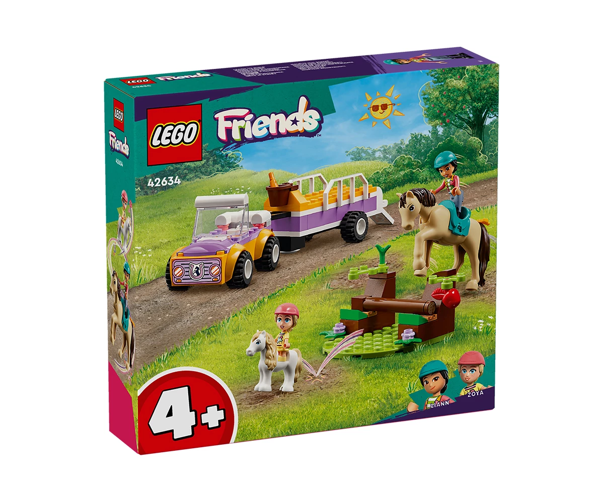 LEGO® Friends 42634 - Ремарке за кон и пони
