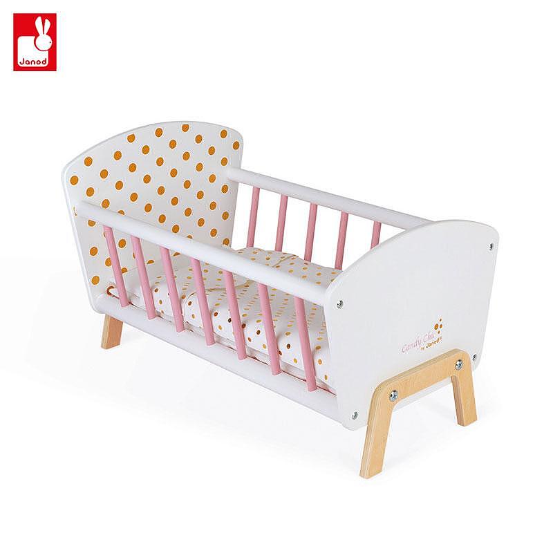 Janod Дървено легло за кукла Candy Chic J05889