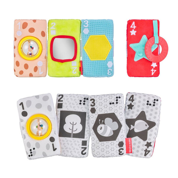 Sophie la girafe Меки карти с активности, стимулиращи бебешките сетива S230857