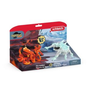 Schleich Eldrador 70826-70722 Ледено насекомо срещу огнен кракен