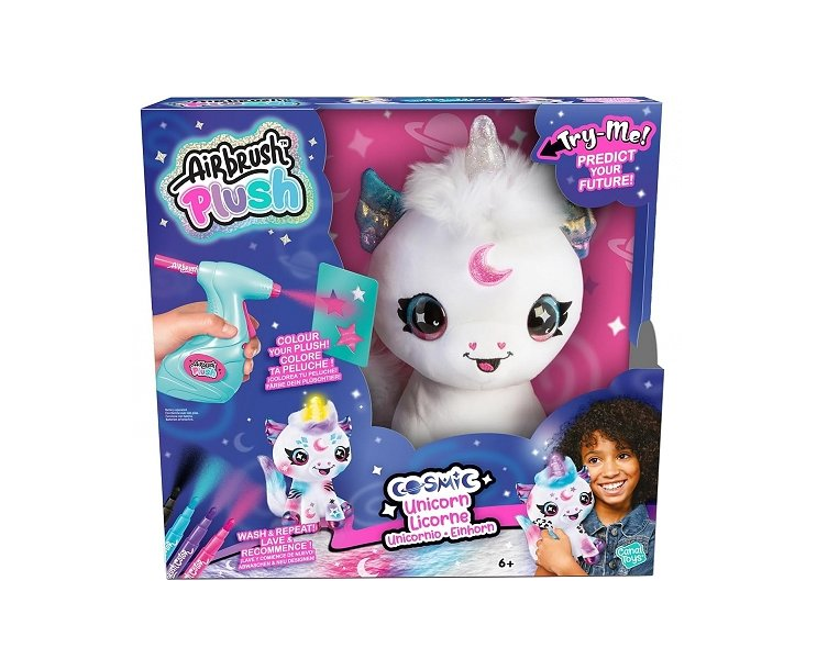 Canal Toys CTAIR028 Комплект плюшена играчка за оцветяване - Космически Еднорог