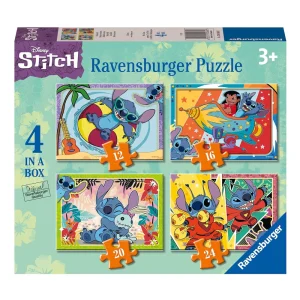 Ravensburger - Пъзел 4 -в-1 12/16/20/24 ел. - Стич 12001069