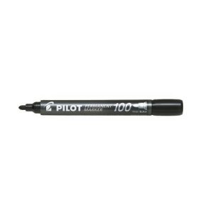 PILOT  Перманентен маркер с объл връх, черен