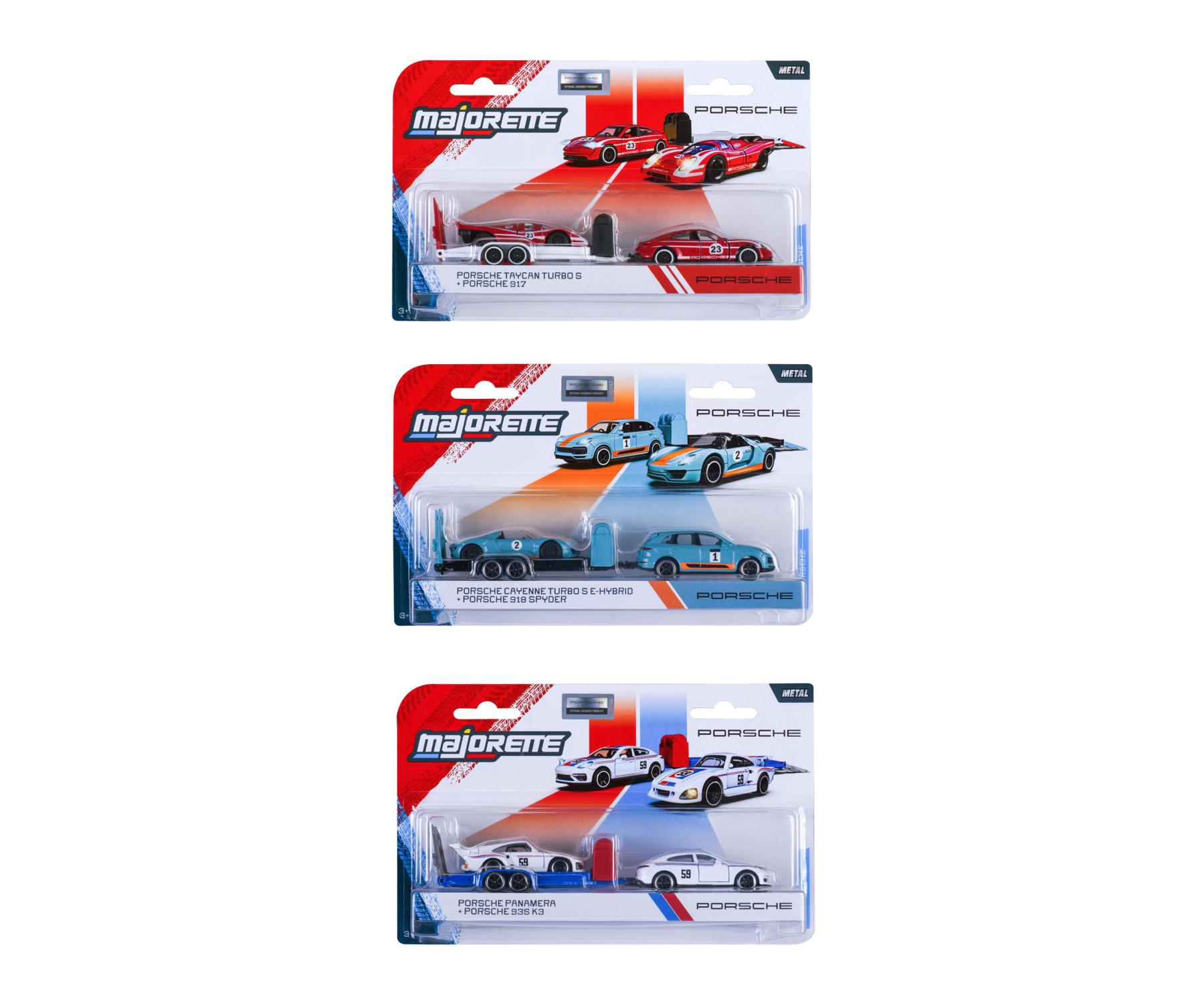 Majorette 8502103001 Делукс ремарке Porsche