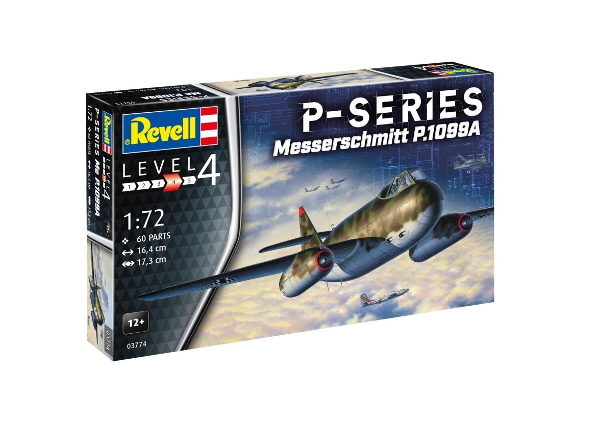 Revell R03774 Немски изтребител - Messerschmitt P.1099A - сглобяем модел