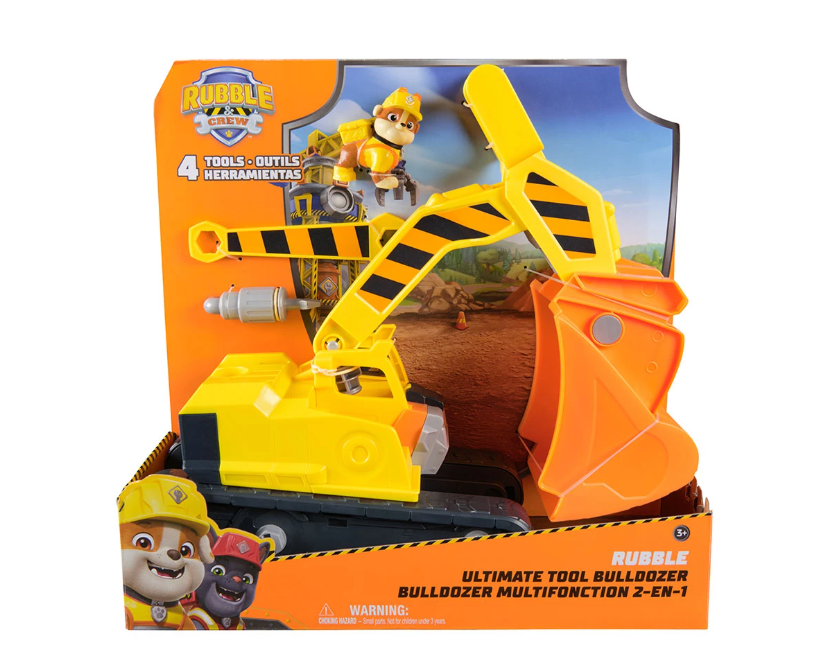 Spin Master 6073297 Paw Patrol Булдозерът с инструменти на Ръбъл