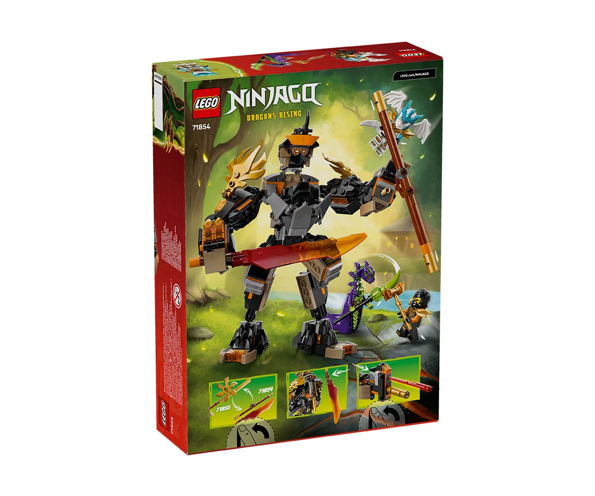 LEGO® NINJAGO 71854 - Робот за мисии на Коул и Драконът Зейн