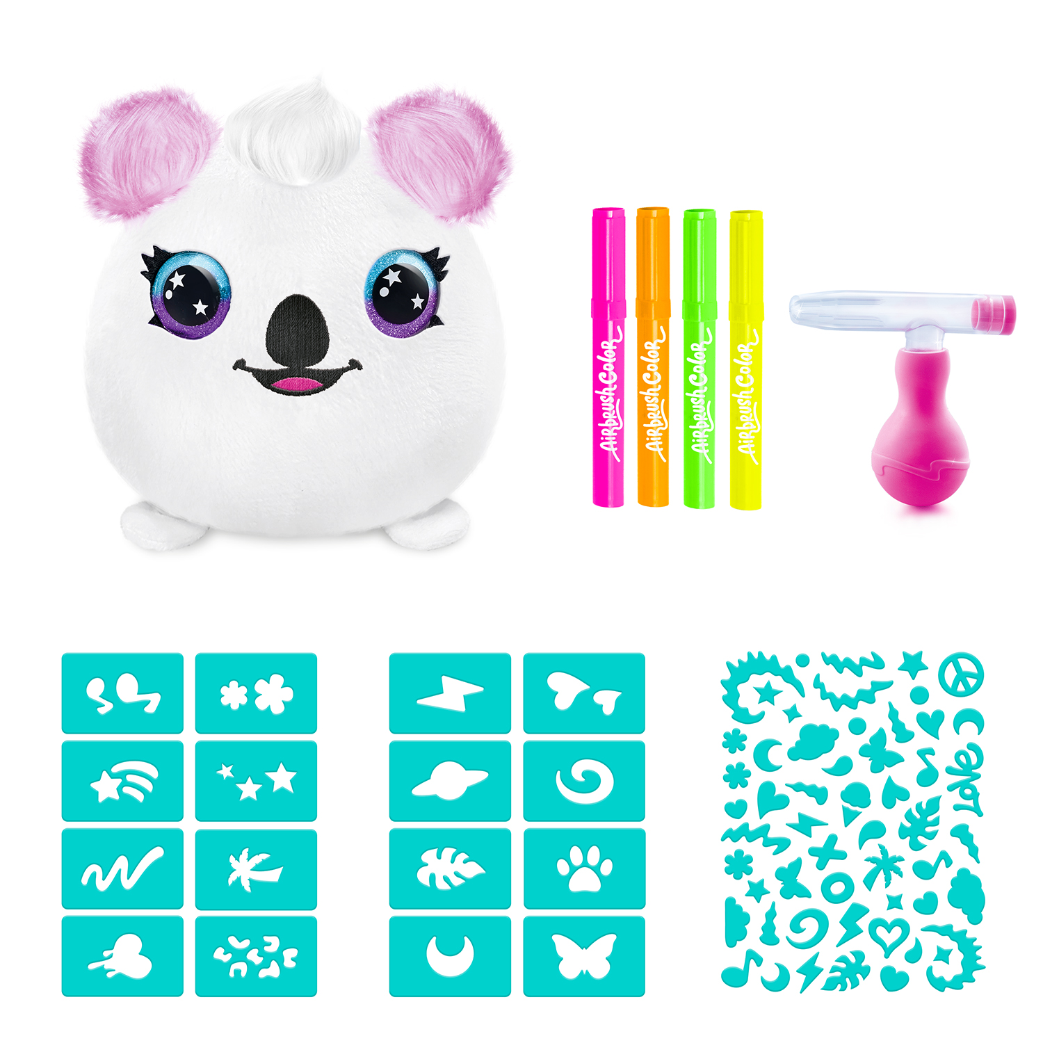 Canal Toys CTAIR022 Мини плюшени играчки за оцветяване Неон, 15 см, асортимент - Image 2