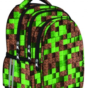 St.Righ  STR 6773 Ученическа раница с колелца Пиксели 44 x 32 x 25 см