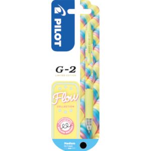 PILOT РОЛЕР GEL G2 FLOW ЖЪЛТ 0.7 ЧЕРНОПИШЕЩ 30190130/467977