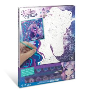 Nebulous Stars N11421 Рисуване по номера, Небулия и еднорог